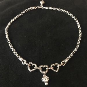 Brighton sterling silver heart necklace